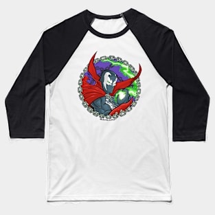 Red and black zombie Baseball T-Shirt